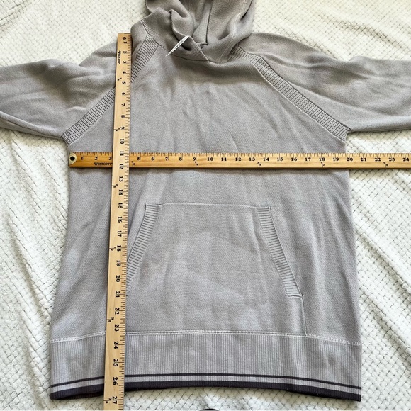 LULULEMON SOOTHE AWAY HOODIE SIZE 8 CASHMERE BLEND COMFY STYLISH TRENDY - Picture 3 of 5